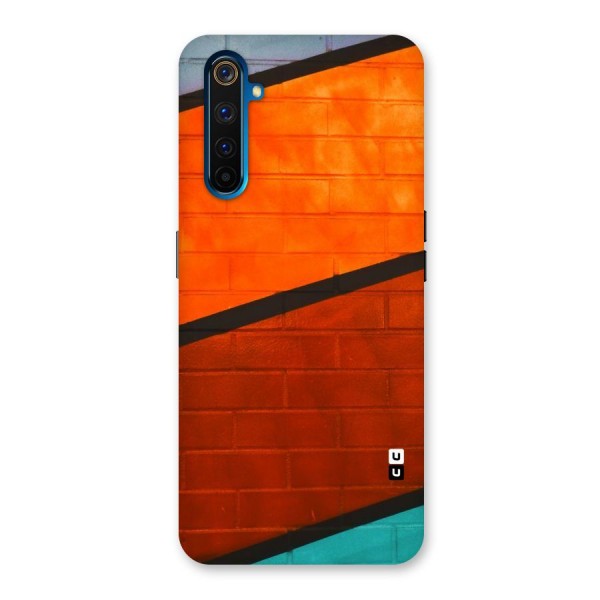 Wall Diagonal Stripes Back Case for Realme 6 Pro