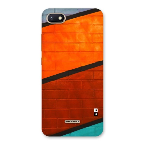 Wall Diagonal Stripes Back Case for Redmi 6A