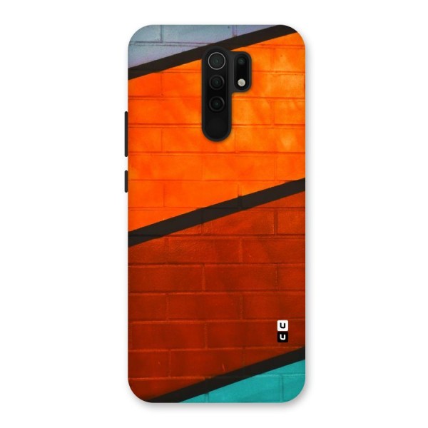 Wall Diagonal Stripes Back Case for Redmi 9 Prime