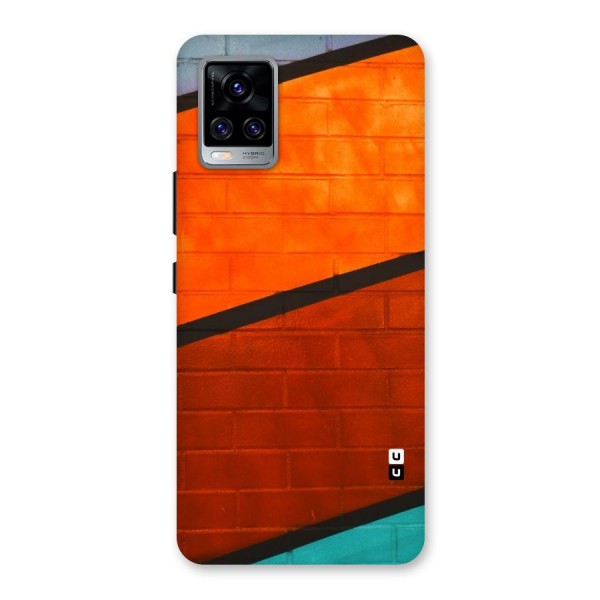 Wall Diagonal Stripes Back Case for Vivo V20 Pro