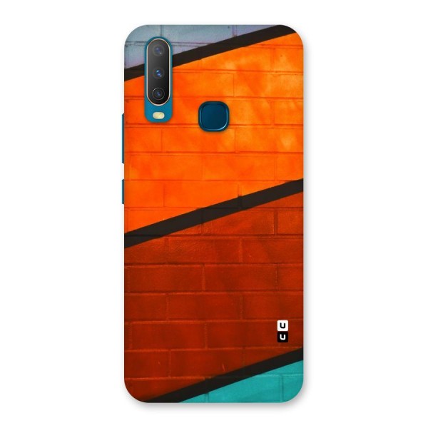 Wall Diagonal Stripes Back Case for Vivo Y12