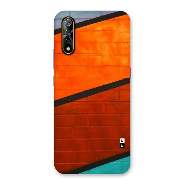 Wall Diagonal Stripes Back Case for Vivo Z1x