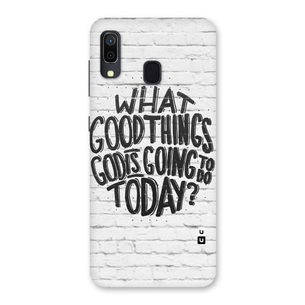 Wall Good Back Case for Galaxy A20