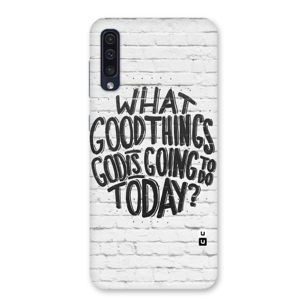 Wall Good Back Case for Galaxy A50