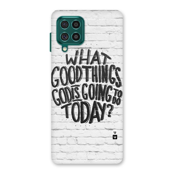 Wall Good Back Case for Galaxy F62