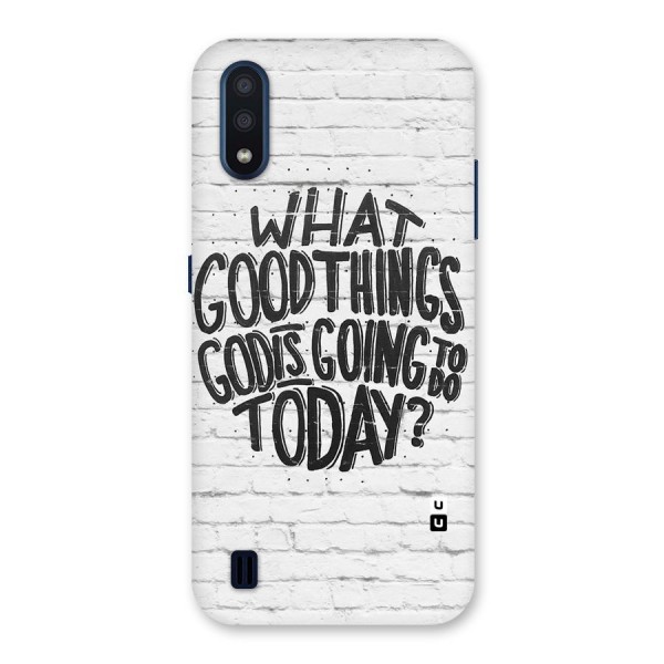 Wall Good Back Case for Galaxy M01