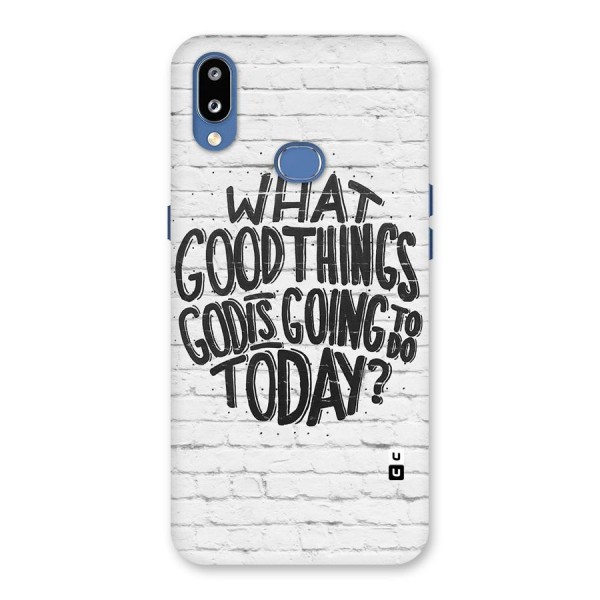 Wall Good Back Case for Galaxy M01s