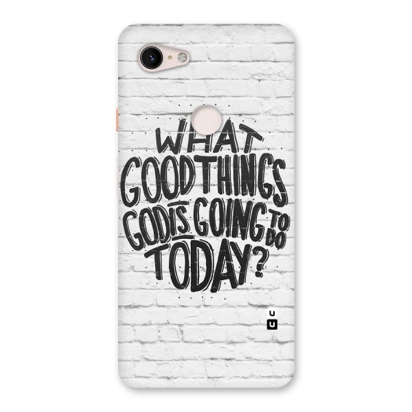 Wall Good Back Case for Google Pixel 3 XL