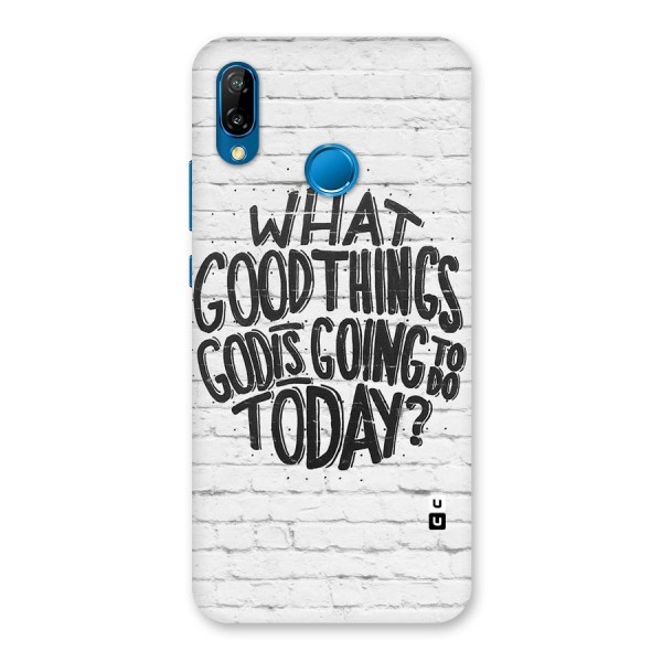 Wall Good Back Case for Huawei P20 Lite