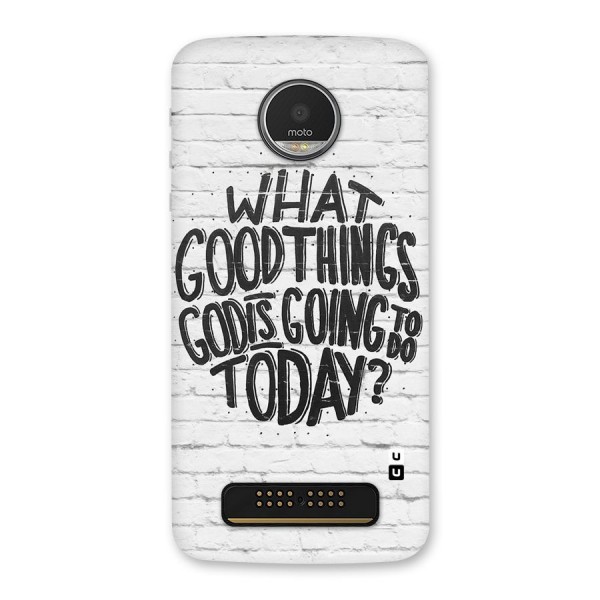 Wall Good Back Case for Moto Z Play