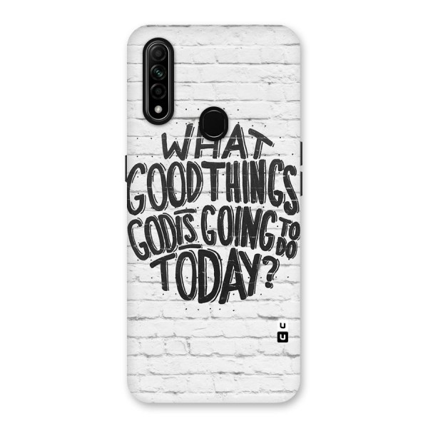 Wall Good Back Case for Oppo A31