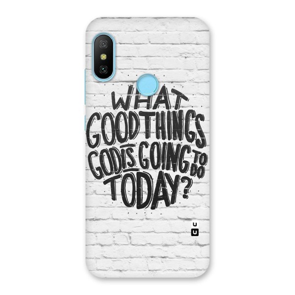 Wall Good Back Case for Redmi 6 Pro