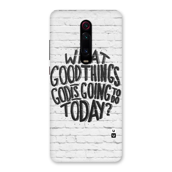 Wall Good Back Case for Redmi K20 Pro