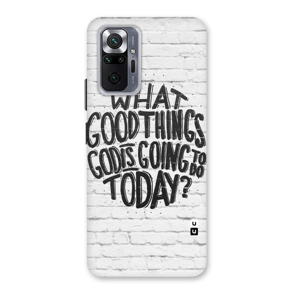 Wall Good Back Case for Redmi Note 10 Pro