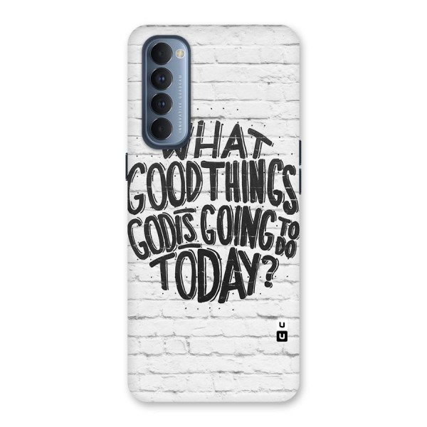 Wall Good Back Case for Reno4 Pro