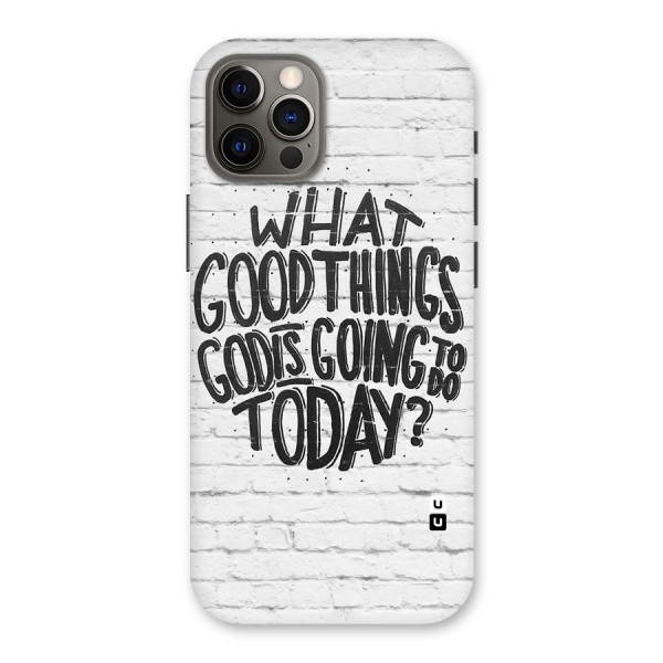 Wall Good Back Case for iPhone 12 Pro