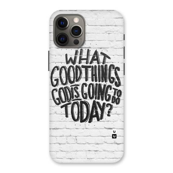 Wall Good Back Case for iPhone 12 Pro Max