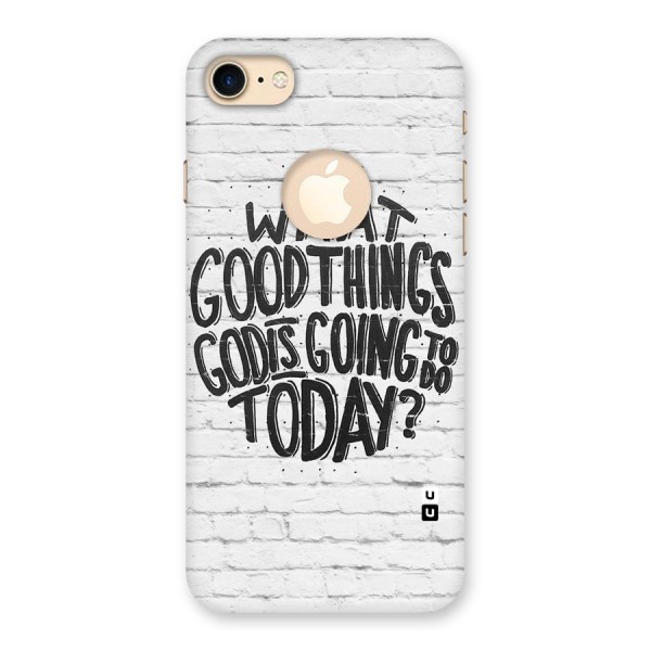 Wall Good Back Case for iPhone 8 Logo Cut