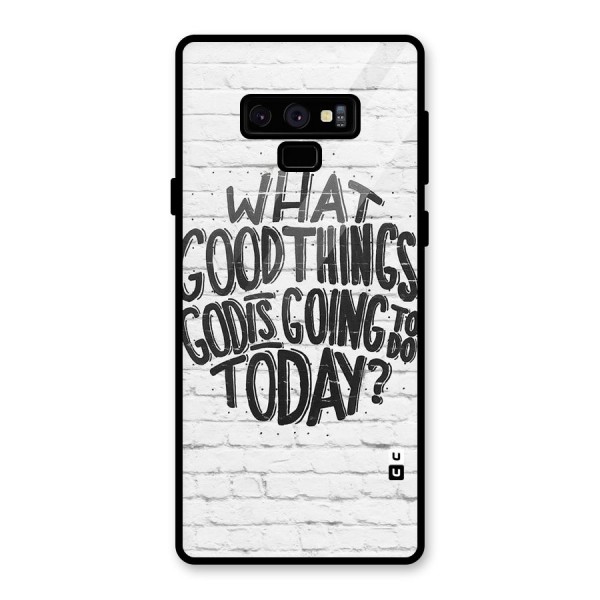 Wall Good Glass Back Case for Galaxy Note 9