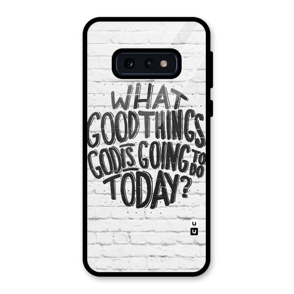 Wall Good Glass Back Case for Galaxy S10e