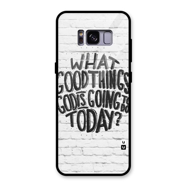 Wall Good Glass Back Case for Galaxy S8