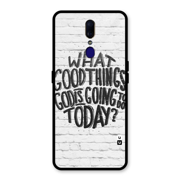 Wall Good Glass Back Case for Oppo F11