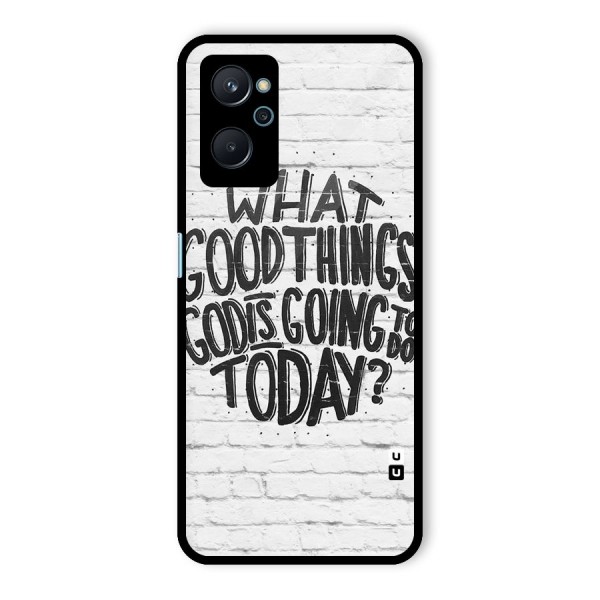 Wall Good Glass Back Case for Realme 9i