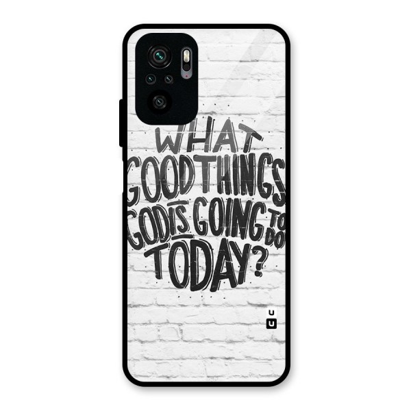 Wall Good Glass Back Case for Redmi Note 10