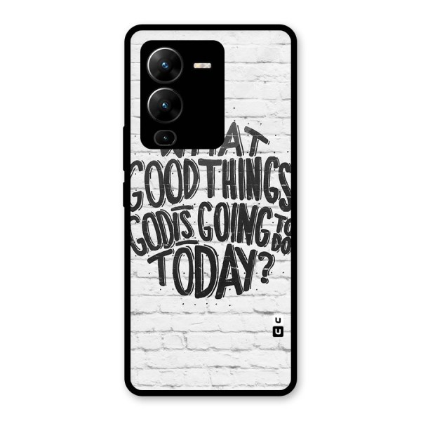 Wall Good Glass Back Case for Vivo V25 Pro