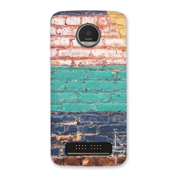 Wall Grafitty Back Case for Moto Z Play