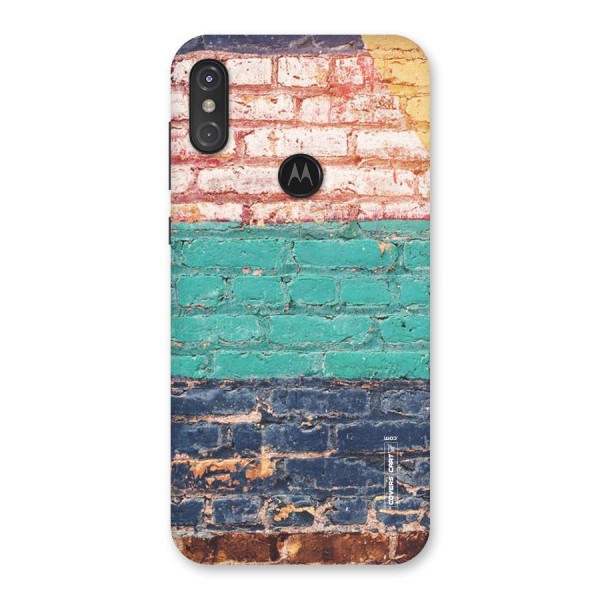 Wall Grafitty Back Case for Motorola One Power