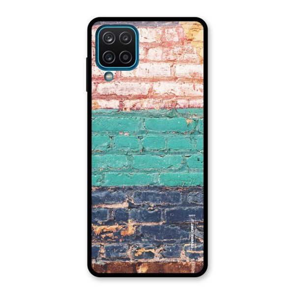 Wall Grafitty Glass Back Case for Galaxy A12