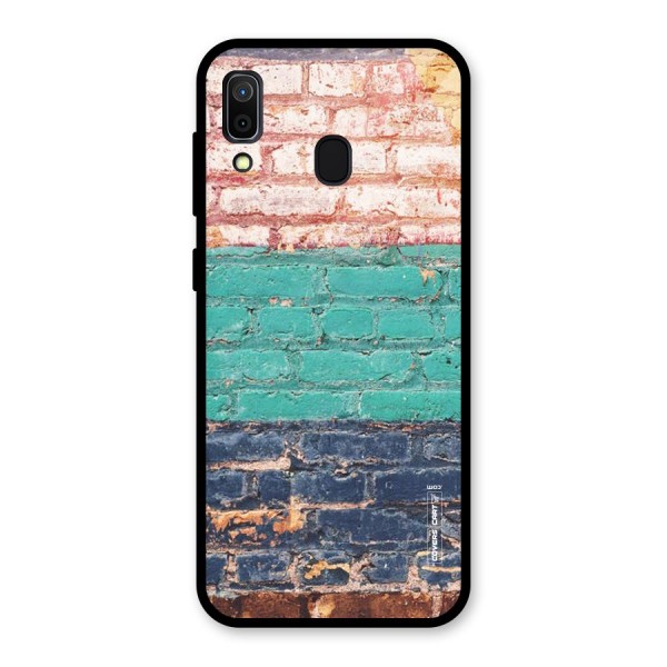 Wall Grafitty Glass Back Case for Galaxy A30