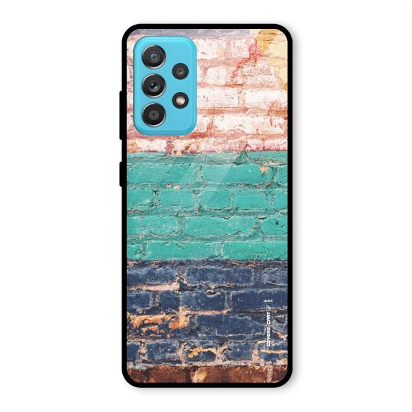 Wall Grafitty Glass Back Case for Galaxy A52s 5G