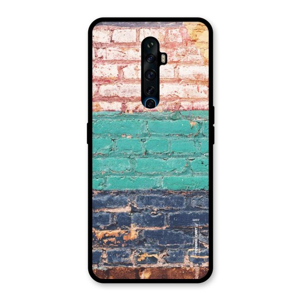 Wall Grafitty Glass Back Case for Oppo Reno2 Z