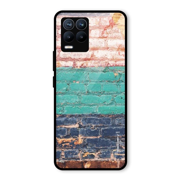 Wall Grafitty Glass Back Case for Realme 8 Pro