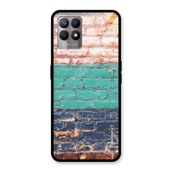 Wall Grafitty Glass Back Case for Realme 8i