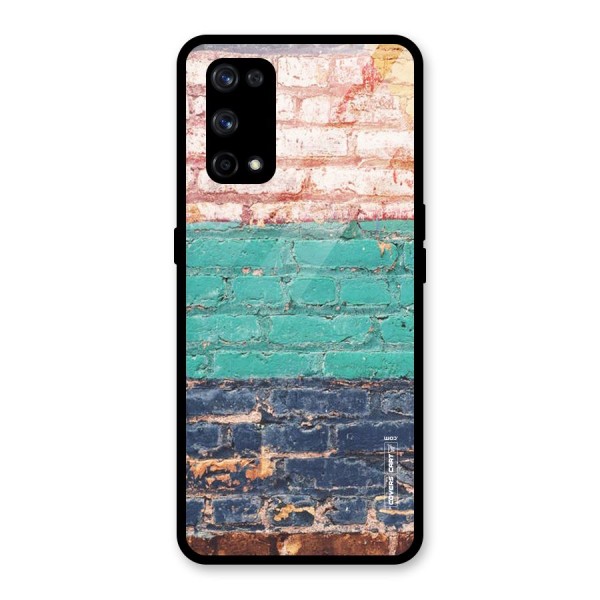 Wall Grafitty Glass Back Case for Realme X7 Pro