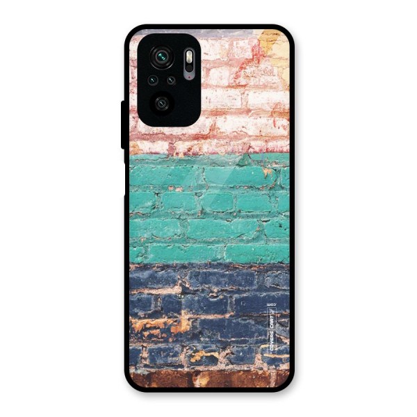 Wall Grafitty Glass Back Case for Redmi Note 10