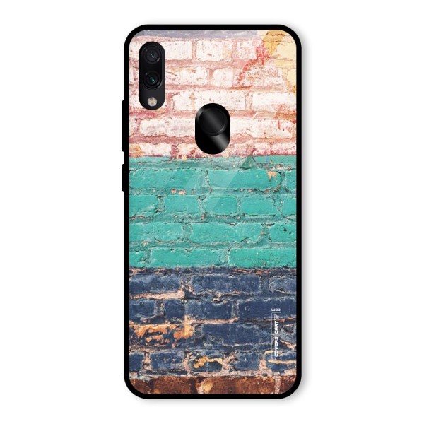 Wall Grafitty Glass Back Case for Redmi Note 7