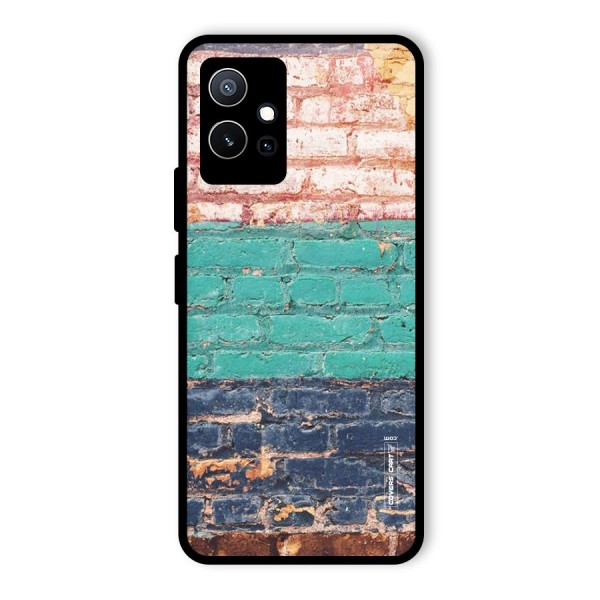 Wall Grafitty Glass Back Case for Vivo T1 5G