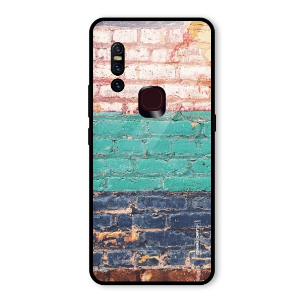 Wall Grafitty Glass Back Case for Vivo V15