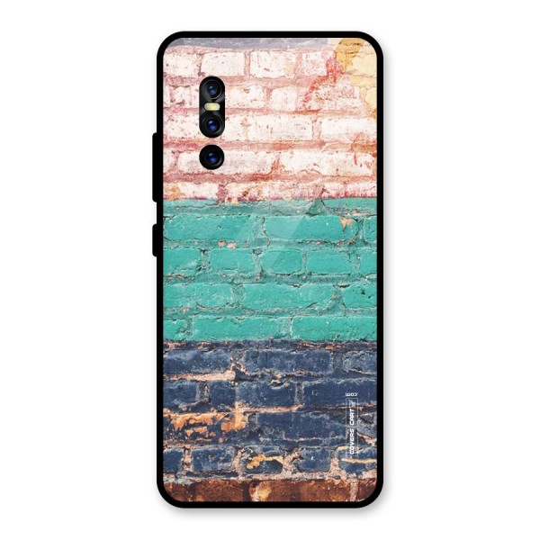 Wall Grafitty Glass Back Case for Vivo V15 Pro