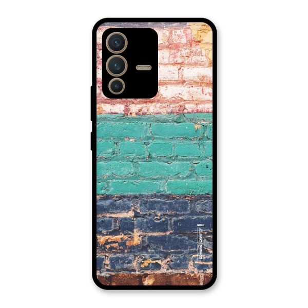 Wall Grafitty Glass Back Case for Vivo V23 5G