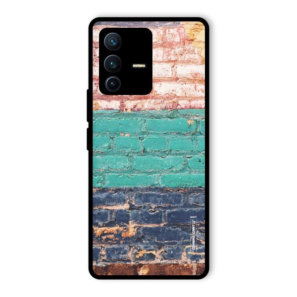 Wall Grafitty Glass Back Case for Vivo V23 Pro