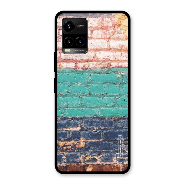 Wall Grafitty Glass Back Case for Vivo Y21 2021