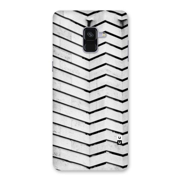 Wall Zig Zag Back Case for Galaxy A8 Plus