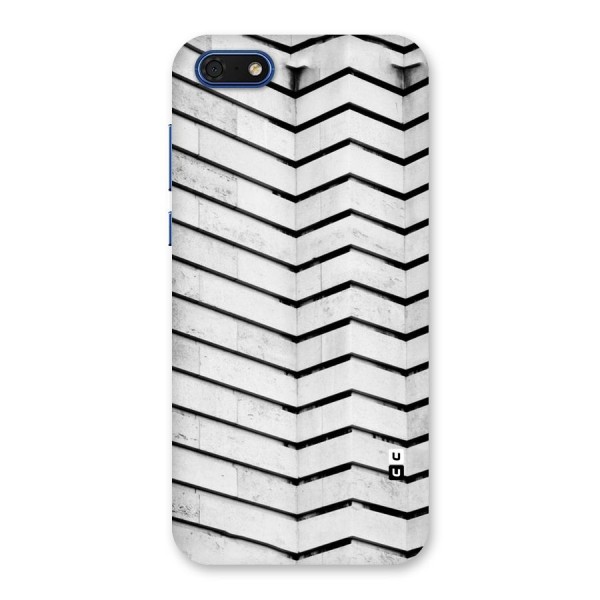 Wall Zig Zag Back Case for Honor 7s