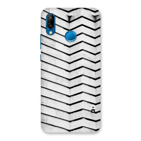 Wall Zig Zag Back Case for Huawei P20 Lite