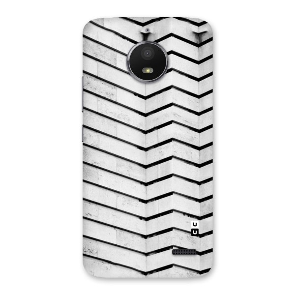 Wall Zig Zag Back Case for Moto E4